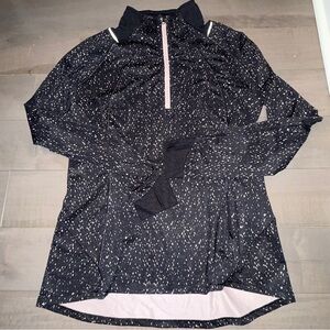 lululemon athletica Black and White Speckled Top
